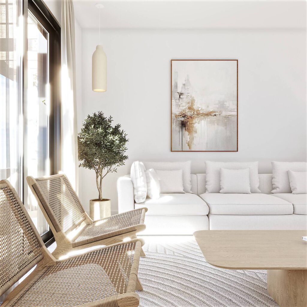 Salon_1_PP Nowoczesne apartamenty inwestycyjne na Costa del Sol w Las Lagunas de Mijas