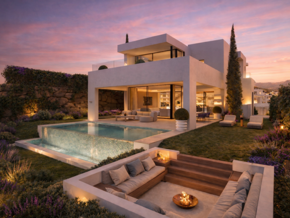 Aurea Villas – luksusowe wille przy polu golfowym w Esteponie